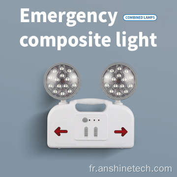 Lampe de secours à double tête LED haute luminosité